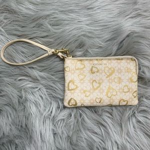 GOLD HEART COACH WRISLET